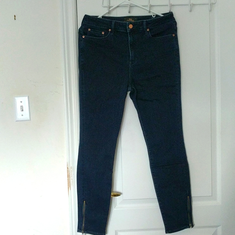 ARITZIA The Casting High Rise Skinny Ankle Zip